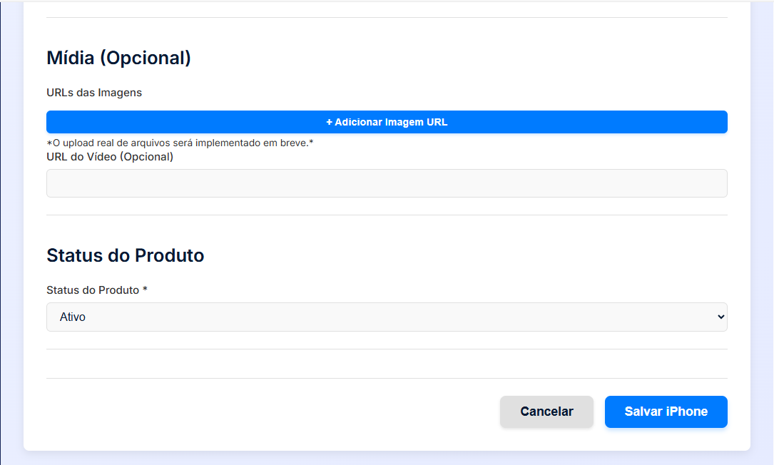 Relatórios de vendas